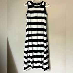 Striped maxi dress‎